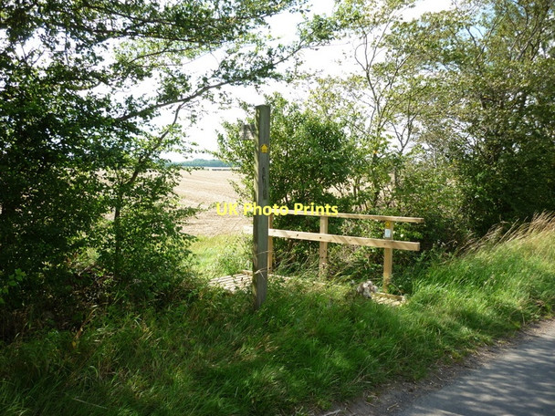 Photo 6"x4" A path heading west to Catwick Seaton\/TA1646 c2011