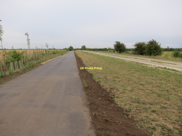 Photo 6"x4" Guided busway bridleway Longstanton c2011