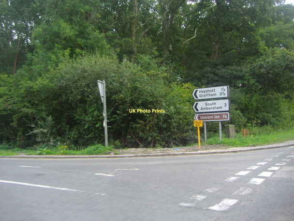 Photo 6"x4" Junction of Bex Lane and Cocking Hill Cocking c2011