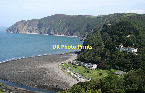 Photo 6"x4" Lynmouth Bay Lynton c2011