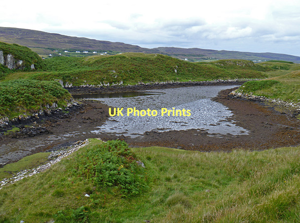 Photo 6"x4" Tidal inlet on Eilean M\u00c3\u00b2r Skinidin c2011