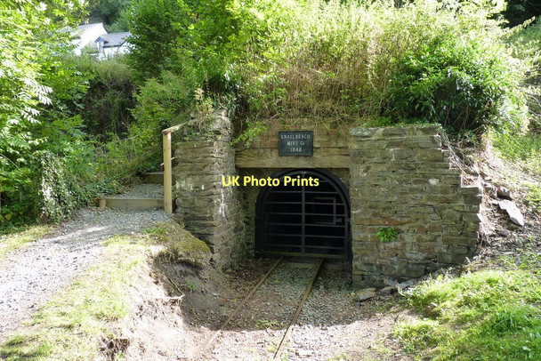 Photo 6"x4" Snailbeach Mine - the entrance to the main adit Snailbeach c2011