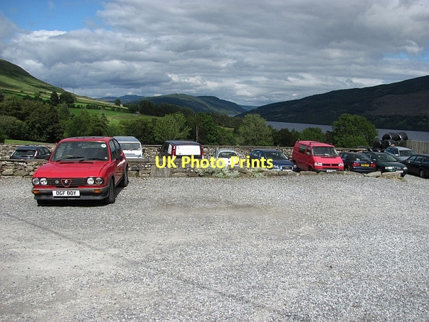 Photo 6"x4" Car park, Lawers Hotel Lawers\/NN6739 c2011
