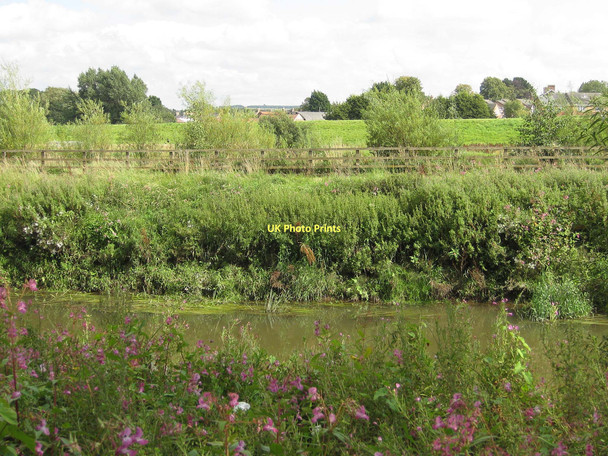 Photo 6"x4" Flood defences across the Derwent Norton-on-Derwent c2011