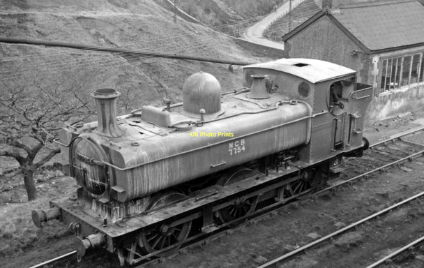 Photo 6"x4" An ex-GW '5700' 0-6-0PT working for the National Coal Board at Brithdir Bargod or Bargoed c1965