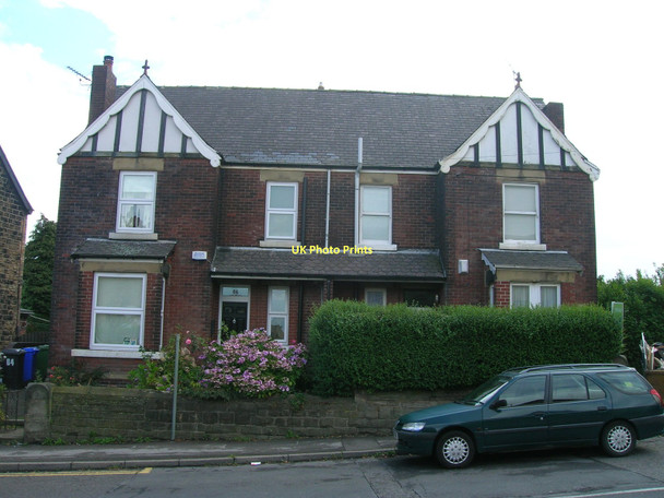 Photo 6"x4" Houses on Station Road Woodhouse Mill c2011