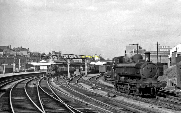 Photo 6"x4" Newport High Street Station from the west Newport\/Casnewydd c1962