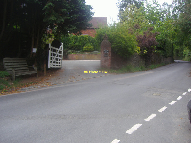 Photo 6"x4" Down Lane, Compton Compton\/SU9546 c2011