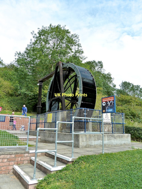 Photo 6"x4" Overshot Waterwheel, Hereford Waterworks Museum Hereford c2011