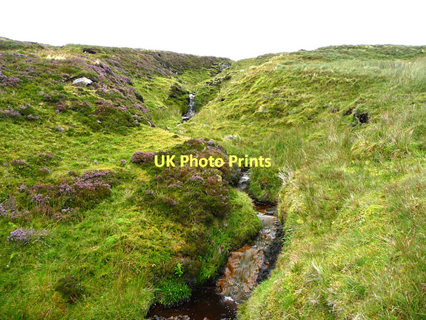 Photo 6"x4" Upper reaches of the Lon Bota Meanachain Linicro \/ Lionacro c2011
