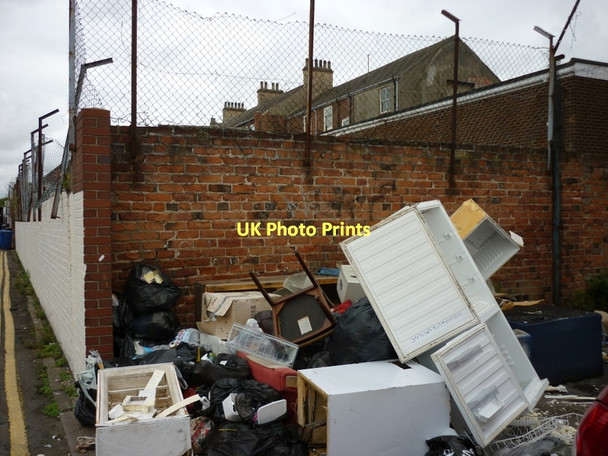 Photo 6"x4" Fly tipping on Hudson Street, Hull Kingston upon Hull c2011