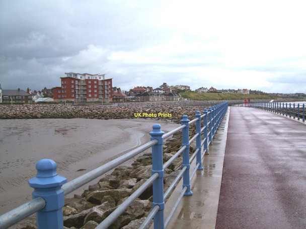 Photo 6"x4" Sandylands viewed from stone pier at Morecambe Morecambe c2011