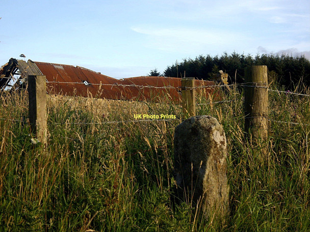 Photo 6"x4" Boundary stone by B993 Comers c2011