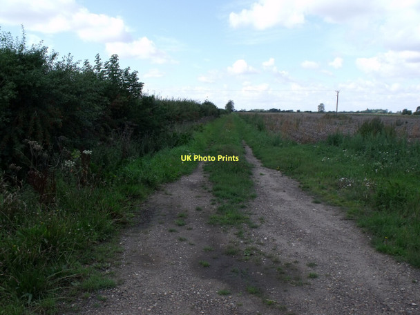 Photo 6"x4" Track onto Wildmore Fen Bunker's Hill\/TF2653 c2011