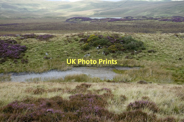 Photo 6"x4" Moorland tarn, Sleddale Forest Green Quarter c2011