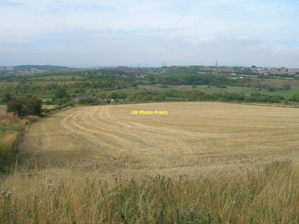 Photo 6"x4" Farmland off Bole Hill Catcliffe c2011