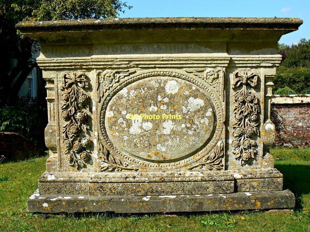 Photo 6"x4" The Ledd Monument, Church of All Saints, West Lavington Little Cheverell c2011