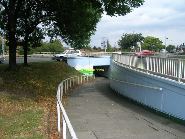 Photo 6"x4" Path under the A630, Rotherham Rotherham c2011