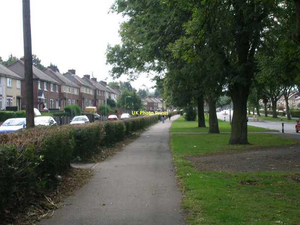 Photo 6"x4" Cycle path beside the A6123 Rotherham c2011