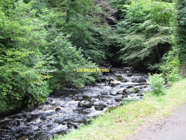 Photo 6"x4" The Glenariff River near its confluence with the Collin Burn Glenariff c2011