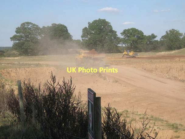 Photo 6"x4" Wagon on a dusty haul road  Bradnock's Marsh c2011