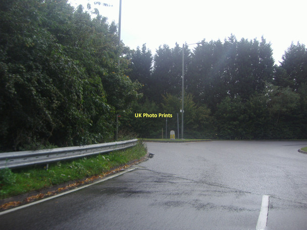 Photo 6"x4" Roundabout on the A25 and A22 Godstone Church Town\/TQ3551 c2011