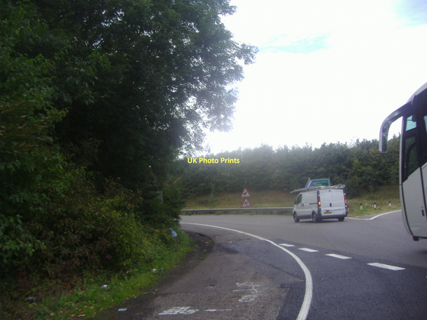 Photo 6"x4" Exit 4 roundabout on the M25 Maypole\/TQ4963 c2011