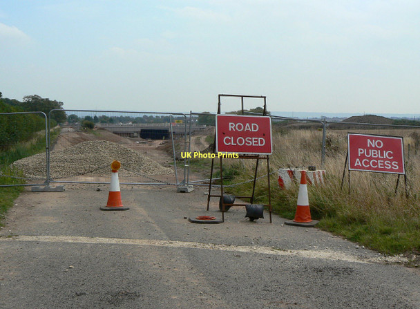 Photo 6"x4" Cropwell Road closure Cropwell Butler c2011