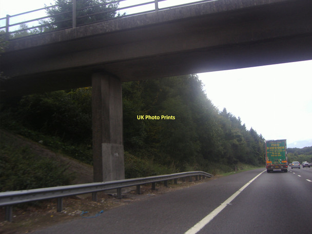 Photo 6"x4" Footbridge over the M25, Badgers Mount Shoreham\/TQ5161 c2011