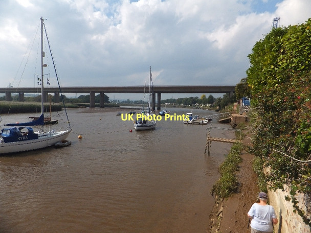 Photo 6"x4" The M5 bridge over the River Exe Topsham c2011