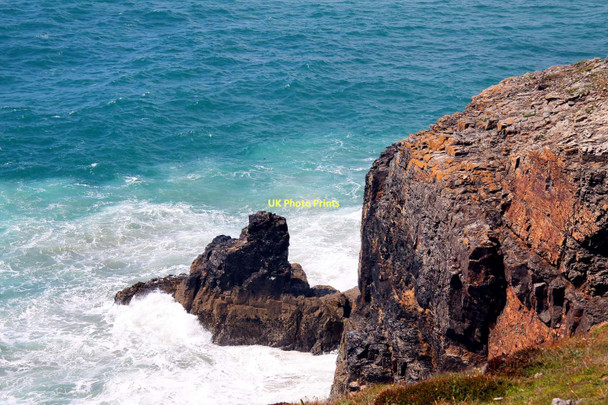 Photo 6"x4" Shag Rock near Perranporth Perranporth c2011