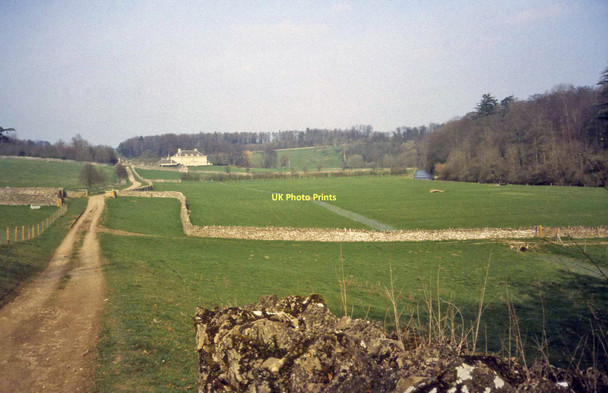 Photo 6"x4" Track to Bibury Bibury c1997