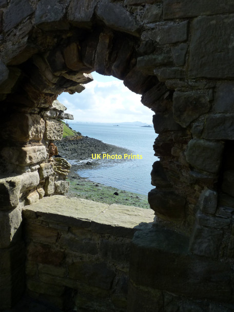 Photo 6"x4" Glimpse of Arthur's Seat Aberdour c2011