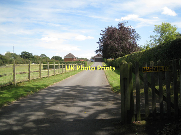 Photo 6"x4" Entrance to Maroheto, Church Lane Eaves Green c2011