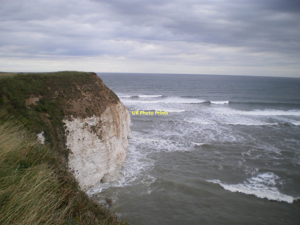 Photo 6"x4" Cliff edge south of High Stacks North Landing c2011