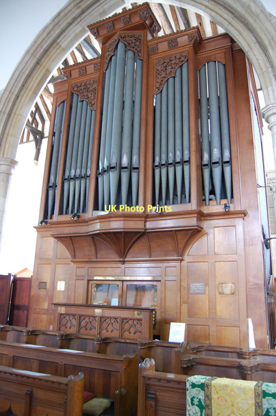 Photo 6"x4" Organ in St Mary the Virgin Church, Rye Church Rye c2011