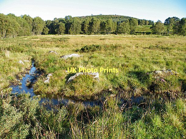 Photo 6"x4" Boggy Ground below Mulloch Ordie\/NJ4501 c2011