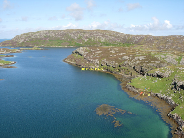 Photo 6"x4" Blue Lagoon, Hellisay Meall M\u00f2r\/NF7603 c2011