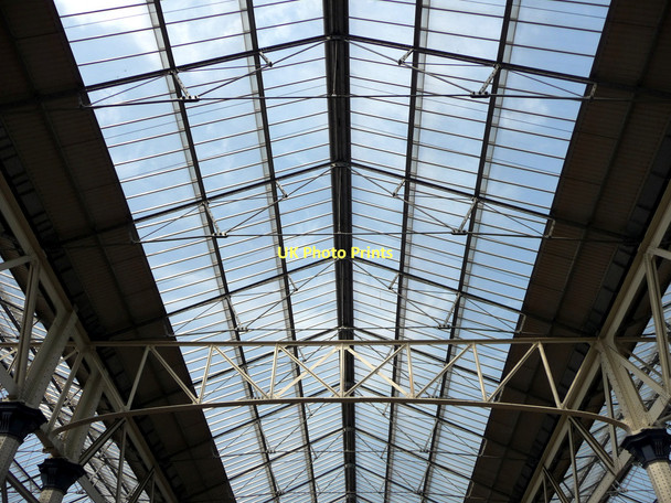 Photo 6"x4" Roof, Waterloo Station, London SE1 London c2011