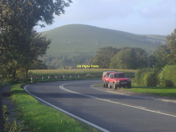 Photo 6"x4" Mount Caburn from the A26, Beddingham Beddingham c2011