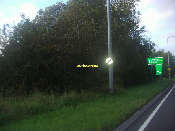 Photo 6"x4" The A22 approaching Batts Bridge roundabout Uckfield c2011