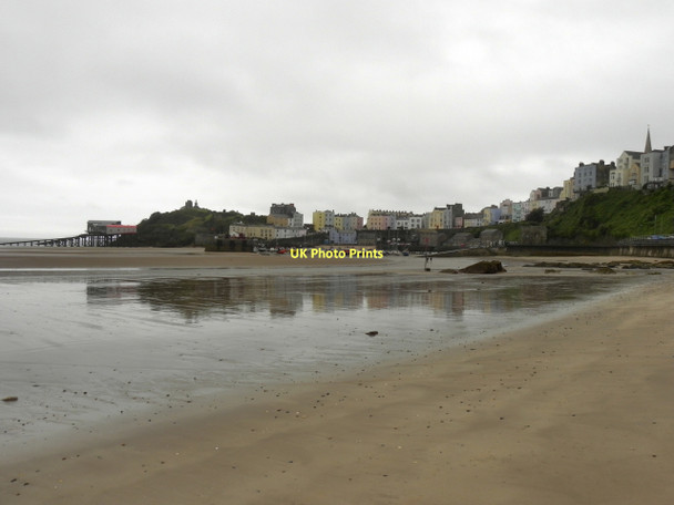 Photo 6"x4" North Beach, Tenby Tenby\/Dinbych-y-pysgod c2011