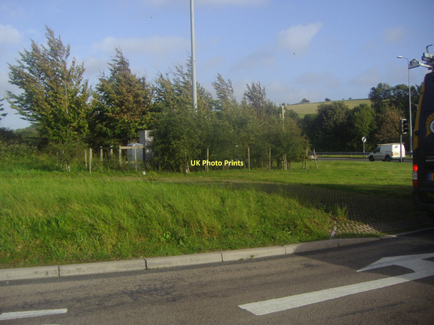 Photo 6"x4" Brighton Road at the A27 roundabout, Lewes Lewes c2011
