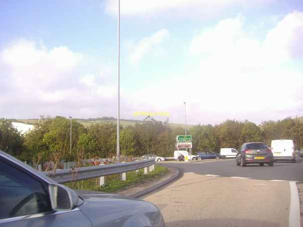 Photo 6"x4" Roundabout on the A27 in Lewes Lewes c2011