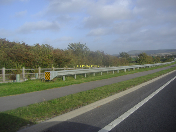 Photo 6"x4" The A27 Ranscombe Hill Lewes c2011