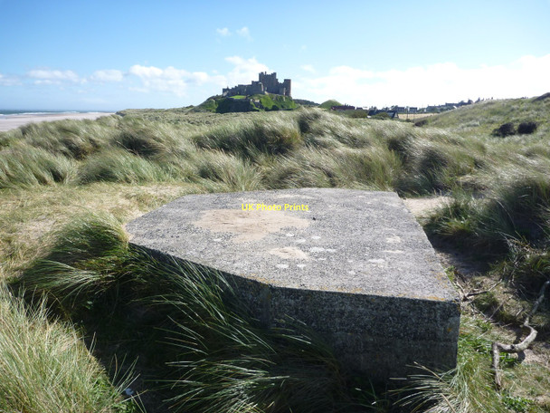 Photo 6"x4" Coastal Northumberland : WW2 Pillbox at Bamburgh Bamburgh c2011