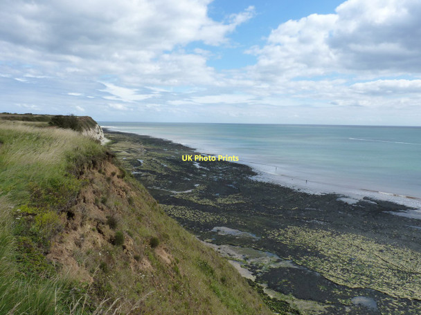 Photo 6"x4" Exposed rocks below East Nook cliffs Flamborough c2011