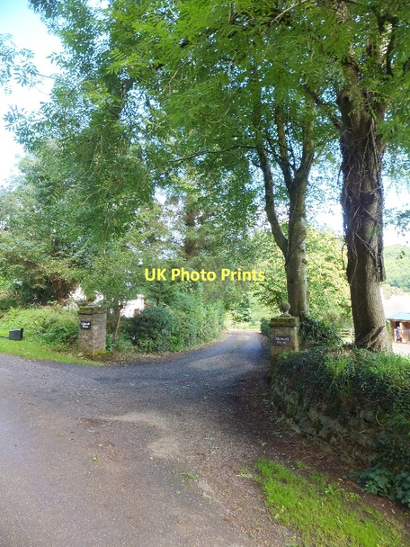 Photo 6"x4" Entrance to Hatswell House Washfield c2011
