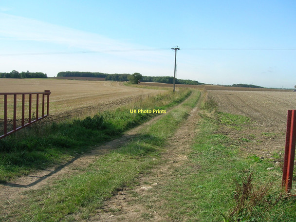 Photo 6"x4" Farm track (footpath) near Cliff Hill Farm Norton\/SE5415 c2011