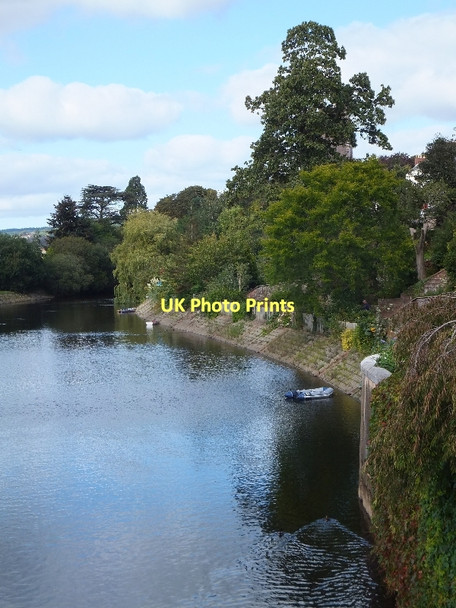 Photo 6"x4" East bank of the River Exe at Tiverton Tiverton\/SS9512 c2011